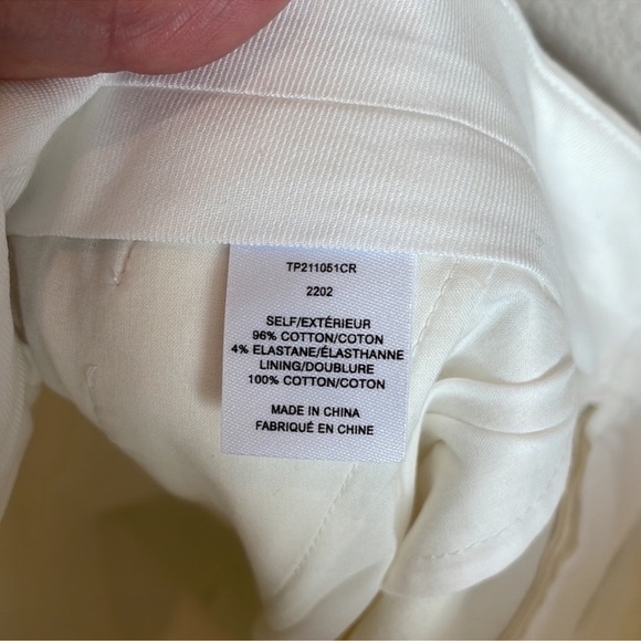 10 Crosby Derek Lam Bianca Split Front Crop Trouser Size 4 - Picture 9 of 9